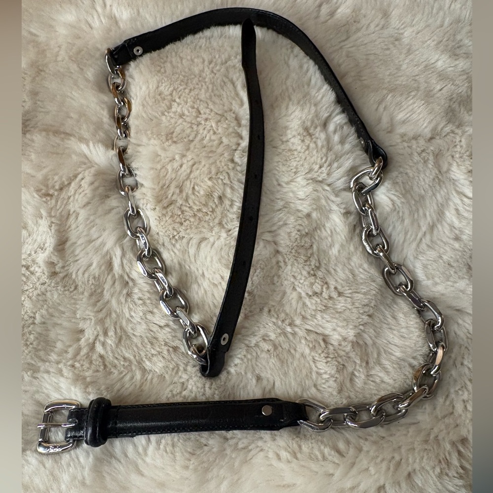 Women’s Ralph Lauren Leather and Chain Belt 🌵Large